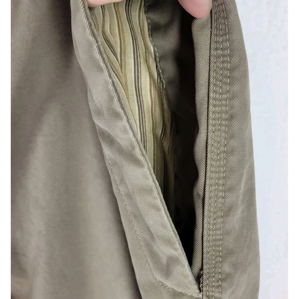 Banana Republic Vintage Chino Pants 36x30 Khaki Y2K Tan Cotton Utility Pockets‎